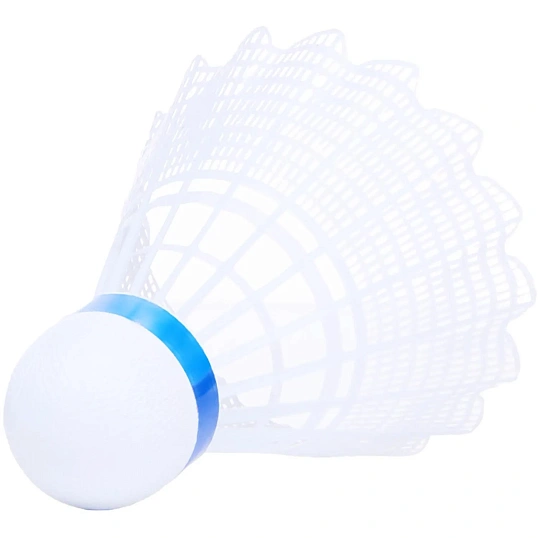 Воланы для бадминтона TORRES 150 (нейлон), уп.6шт.белый, сред.скор./BD23108