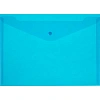 Папка-конверт на кнопке КНК 120 синий прз. 10шт/уп