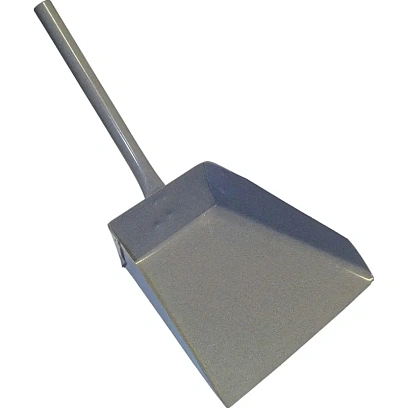 Совок для мусора металл окрашен-й открытый шир 18см метал/ручка 15.3см 8534