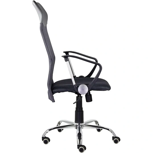 Кресло UP_Ультра Нептун хром Cp Z11/TW-01/Е11-к (черный)