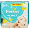 Подгузники PAMPERS New Baby-Dry Newborn (2-5 кг) Джамбо Упаковка 94шт