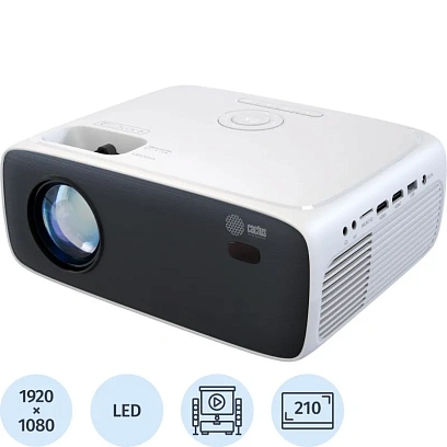 Проектор Cactus CS-PRM.07WT.Full HD LCD 3200Lm ANSI 1500:1 3xHDMI 1
