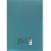Бизнес-тетрадь А4 96л Attache Metallic Голубой клетка, греб, картон, фольга