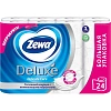 Бумага туалетная Zewa Deluxe Без аромата 3 слоя 24 рул/уп