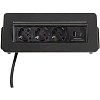 Платформа POWER BOX G4703-2AC(3сил.р./USB/Type-C) черный