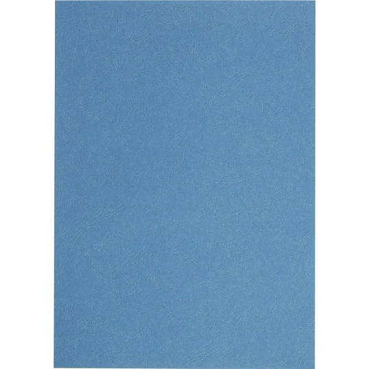 Обложки для переплета картонные синие,кожа, A4, 230 гр/м2, 100 шт/уп