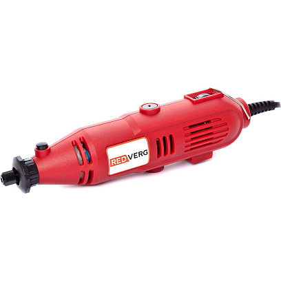 Гравер (шлифмашина прямая) REDVERG RD-MG150, 100 предметов (6621692)