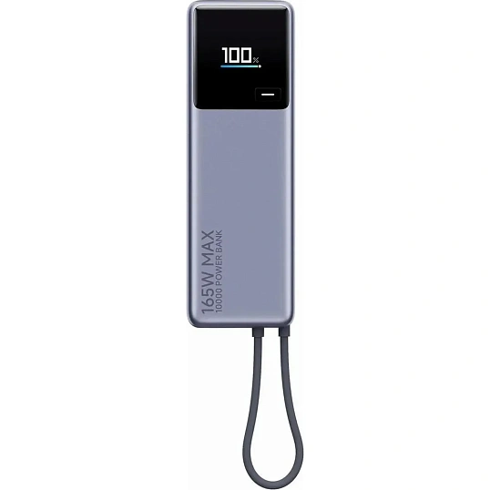 Внешний аккумулятор с встр.каб. Xiaomi BHR9361GL 165W 10000mAh GL