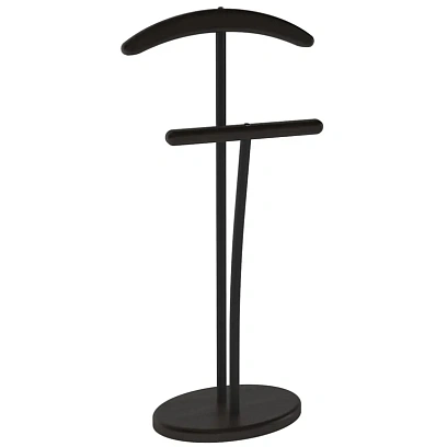 Вешалка KF_костюмная Напольная венге/черный (3453300508)