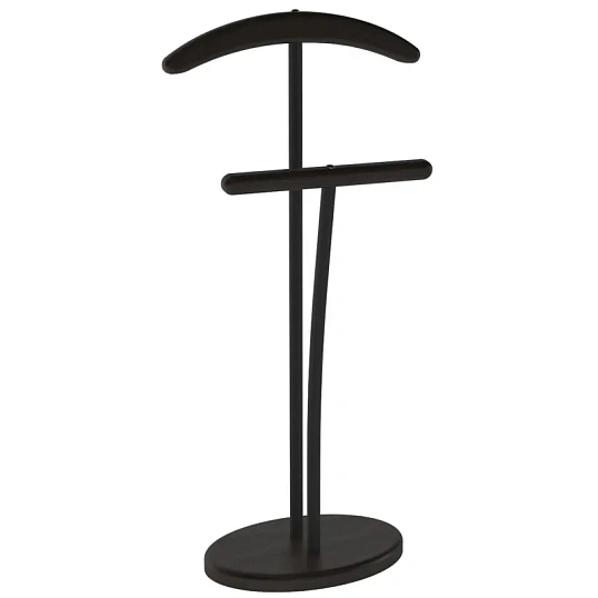Вешалка KF_костюмная Напольная венге/черный (3453300508)