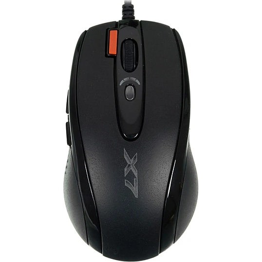 Мышь компьютерная A4Tech XL-750BK черный лазерная (3600dpi) USB2.0 (6кн)