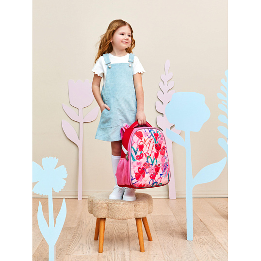 Ранец Комус Класс Basic Amour, розовый, 2 отд, эргоном спинка