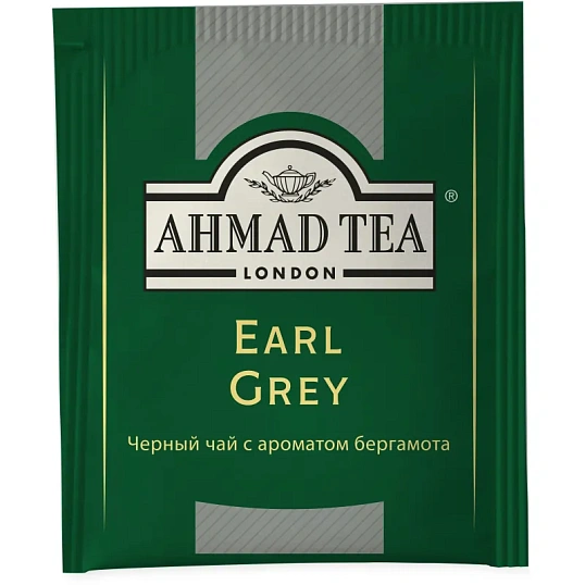 Чай Ahmad Earl grey черный бергамот 100пак/уп 5951-08