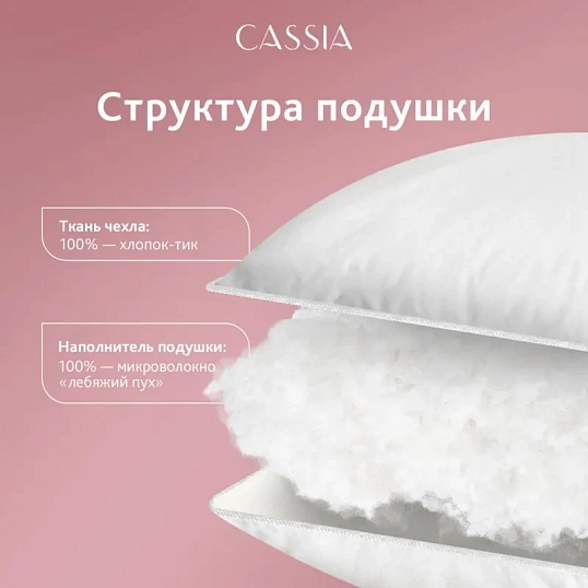 Подушка 70x70 Клауд Софт микроволокно