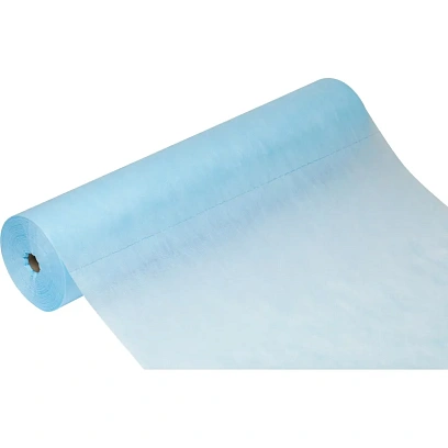 Простыня в рулоне 80х200, голубой (100шт/рул), спанбонд, пл.15, А1, 13076