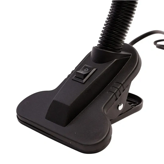 Светильник Ultraflash UF-320P C02 черный с прищепкой, 230В, 60Вт, E27