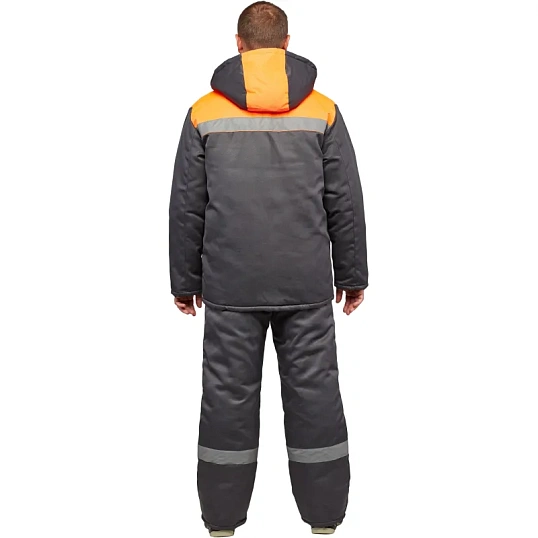 Костюм зимний муж з35-КПК сер/оранж ( 48-50) 158-164 (Арсенал-СП)