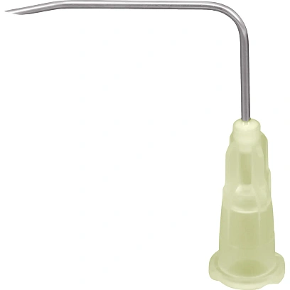 Игла Губера изогнутая, прямой угол, HC 2020 20G (0,9х20 мм) KDL 10шт/уп