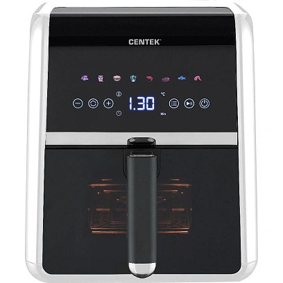 Аэрогриль Centek CT-3188 (светл бежевый) 5л,1500Вт,8 программ,обдув 360