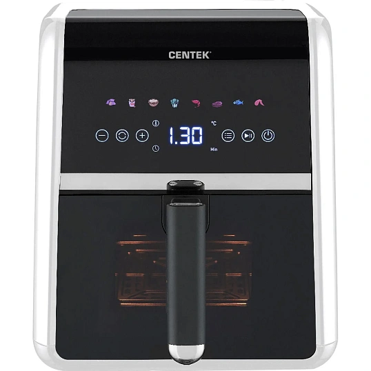 Аэрогриль Centek CT-3188 (светл бежевый) 5л,1500Вт,8 программ,обдув 360