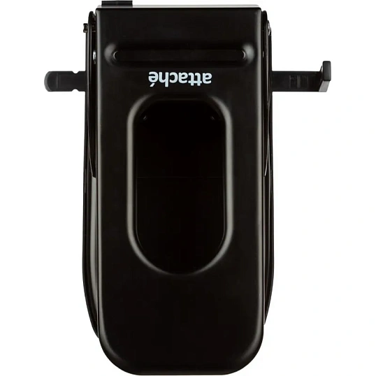 Дырокол Attache до 60листов, с линейкой, цвет черный