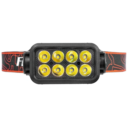 Фонарь налобный FOCUSray 1300 8 диодов,акку 18650 встроенный,1200мАН,3,7V