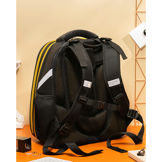 Ранец Комус Класс LEO бежевый ,Basic, 2 отд., эргоном. Спинка