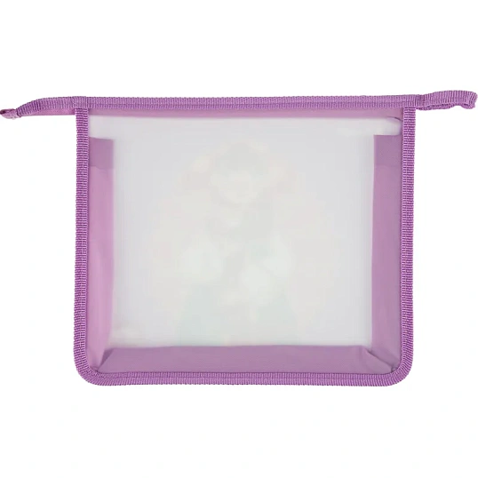 Папка для тетрадей КОМУС Три богатыря Любава,А5,1отд,на молн,пластик,ПТ 713