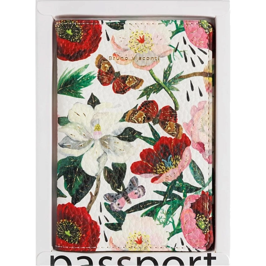 Обложка для паспорта FLORA.Пионы 3-620/02