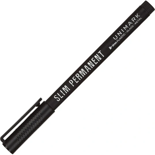 Маркер перманентный BrunoVisconti  ДЛЯ CD UNIMARK SLIM черный 22-0028