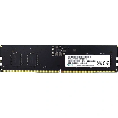 Модуль памяти Apacer DDR5 DIMM 8GB 4800Мгц(AU08GHB48CTDBGH/FL.08G2A.RTH)