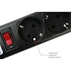 Сетевой фильтр Power Cube 5р/3м,для UPS/С14,черн 10А/2,2кВт(SPG5-В3)