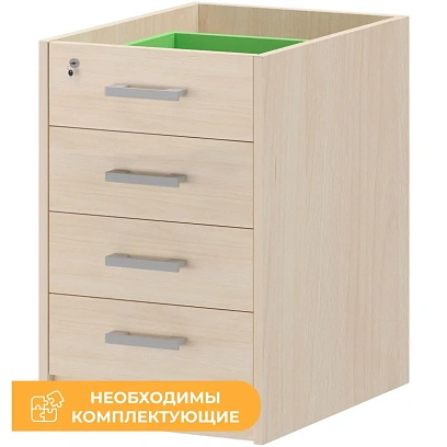 Тумба PT Арго АТ2-07 Каркас тумбы приставной бук