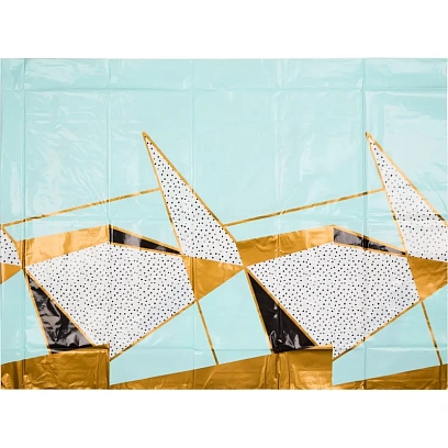 Скатерть п/э Мятная Роскошь 130х180см/G,1502-4410