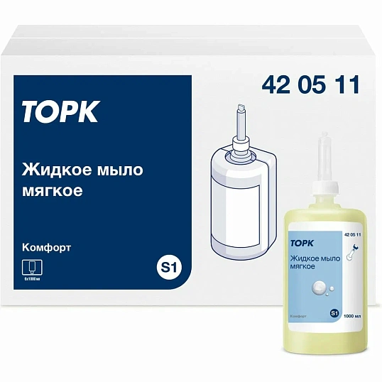 Картридж с жидким мылом Торк (Tork) S1 420511 1000 мл_спецМега_МСКСПБ
