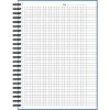 Бизнес-тетрадь 100л,кл,А5,LightBook,спираль,обл.синий,блок белый 70г/м
