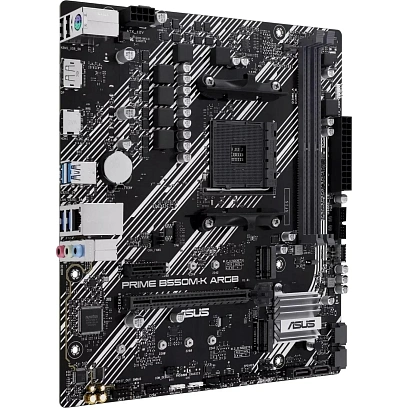 Материнская плата ASUS PRIME B550M-K ARGB AM4 2xDDR4,  mATX