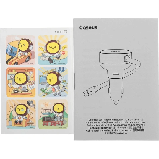 Зарядное устройство Baseus Enjoyment Pro C+Retr.C 60W Black C00057802111-01