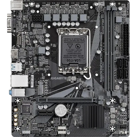 Материнская плата Gigabyte H610M H V3 DDR4 s1700 Intel H610 2xDDR4 mATX