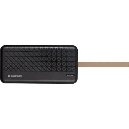 Внешний аккумулятор BigTech (BT-PB-30-BL-5) 30000 mAh черный
