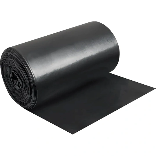 Мешки для мусора ПВД STANDARD 240л 80мкм 10 шт/рул черные 85х130см