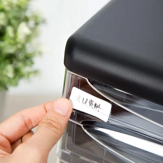 Бокс с выдвижными лотками Deli E9795Bl 5 выдвижн лотков с замком черный