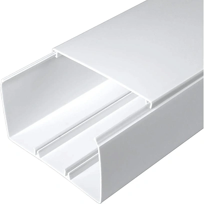 Кабель-канал белый 2-й замок 100х60х2000мм Промрукав PR03.0060