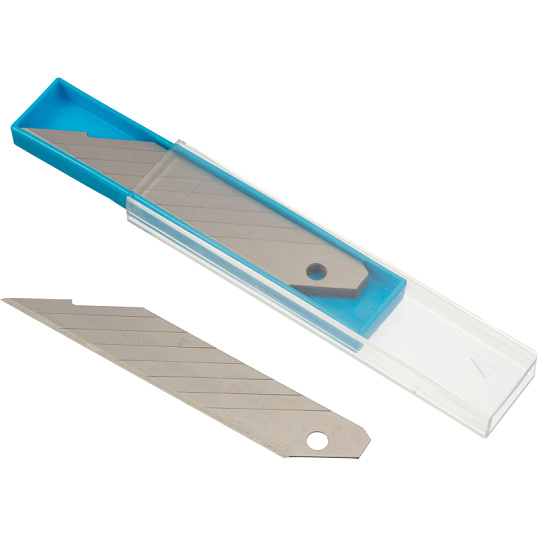 Лезвие TOPFORT Extra 18 мм сегментированное 30 градусов сталь SK2 10 шт/уп