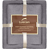 Набор полотенец махровых Luscan 300г/м2, 35x75/70x140 см серый