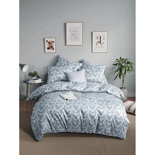 Постельное белье 2сп Макси Бязь (нав.70х70-2шт),Affairs of the heart