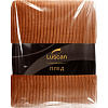 Плед микрофибра Luscan, фактура шоколадный 200х220