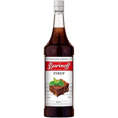 Сироп Barinoff брауни, 1л 6шт/уп