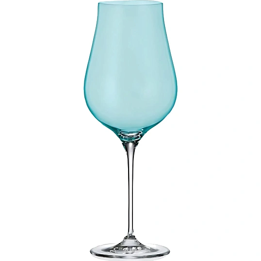 Набор бокалов для белого вина LIMOSA;Бирюзовая чаша,500 мл 2шт, БСС0565