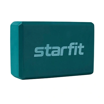 Блок для йоги STARFIT YB-200EVA,8см,22,5х15см,изумр,ЦБ-00001691/ЦБ-00003535